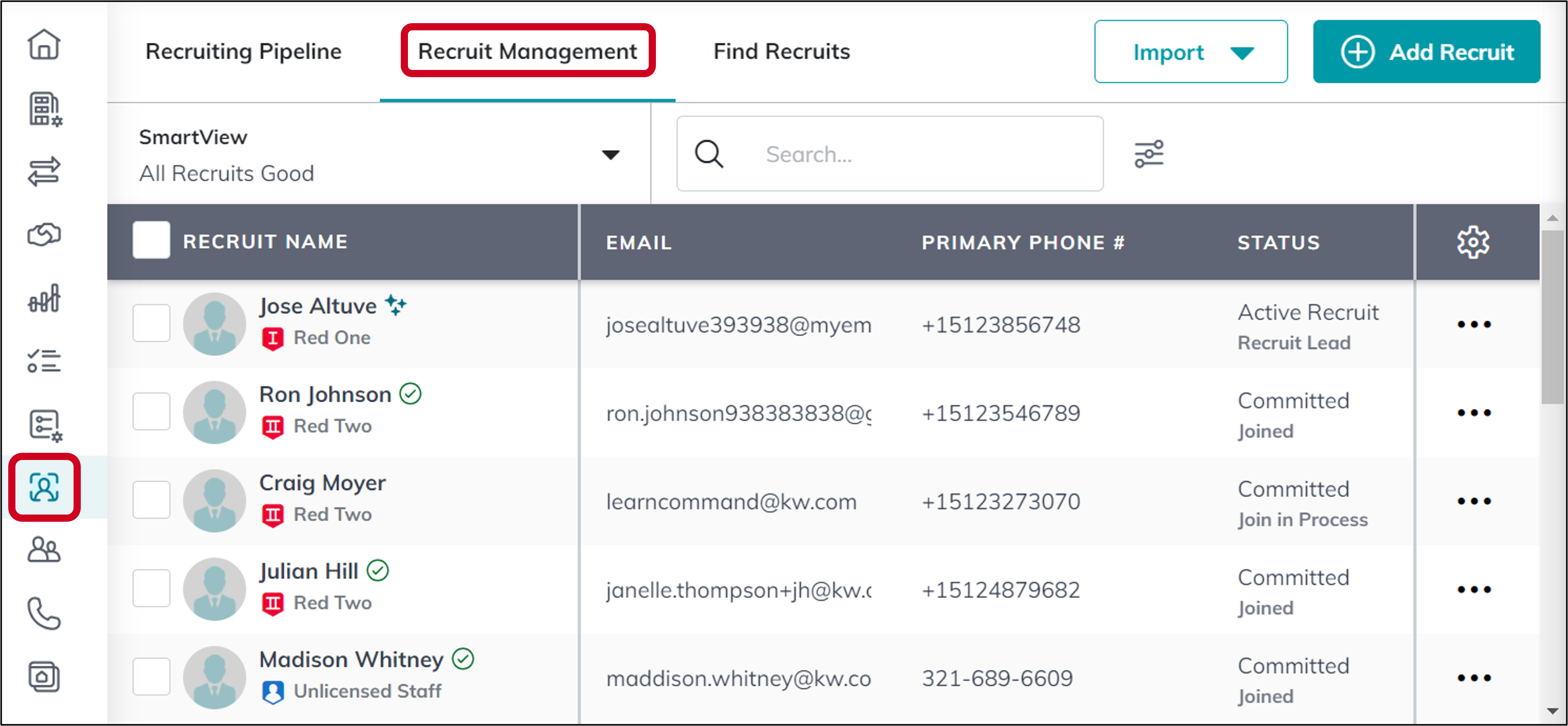 recruits select applet and recruit management tab.png