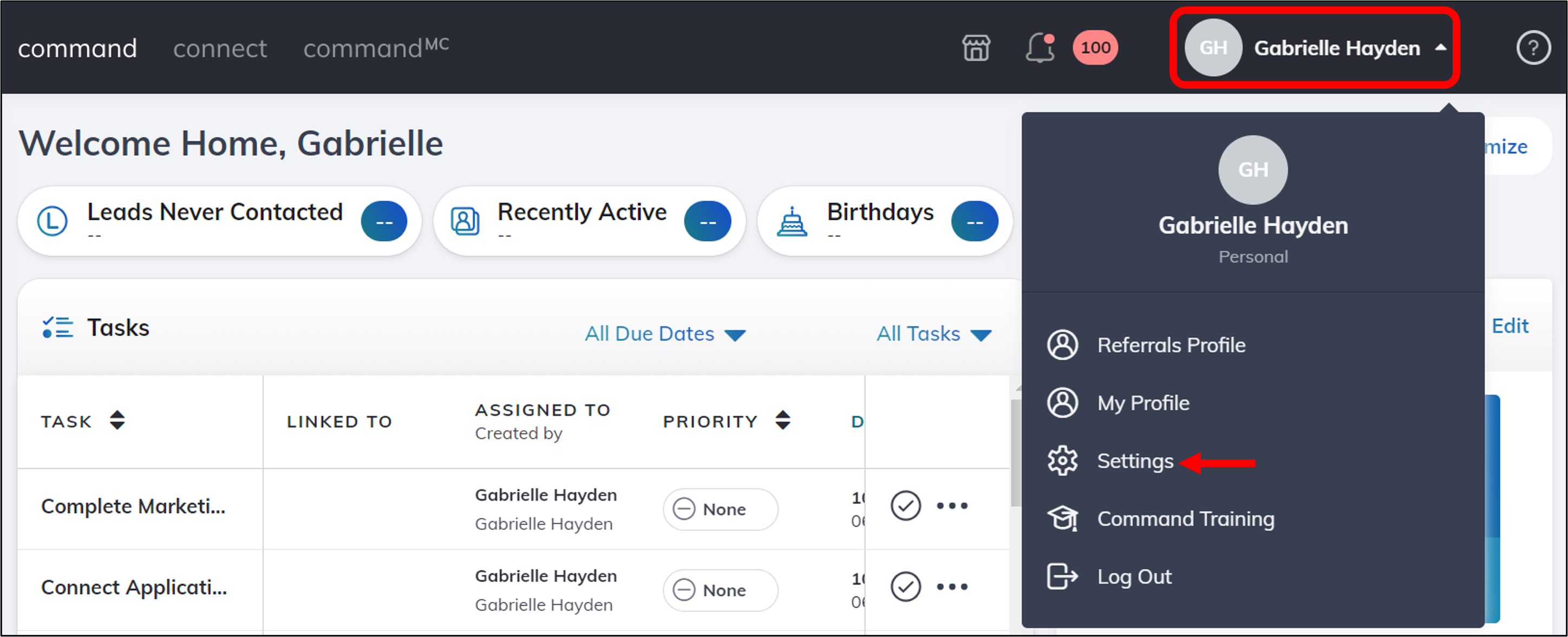 settings drop-down gabrielle.png