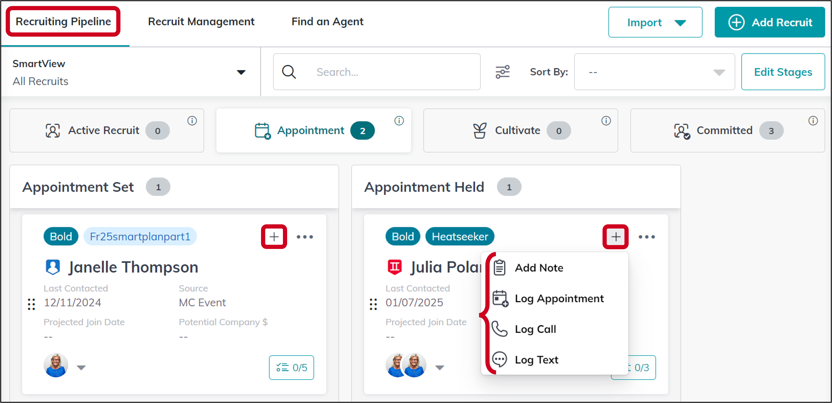 cmc recruits add activity from pipeline vew.png