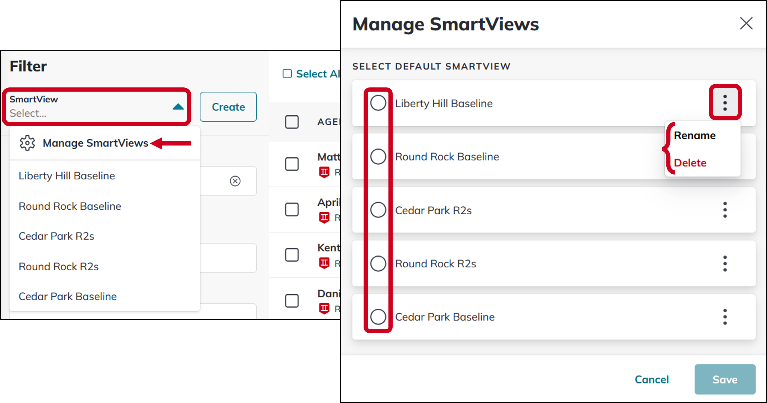 recruits faa manage smartviews.png