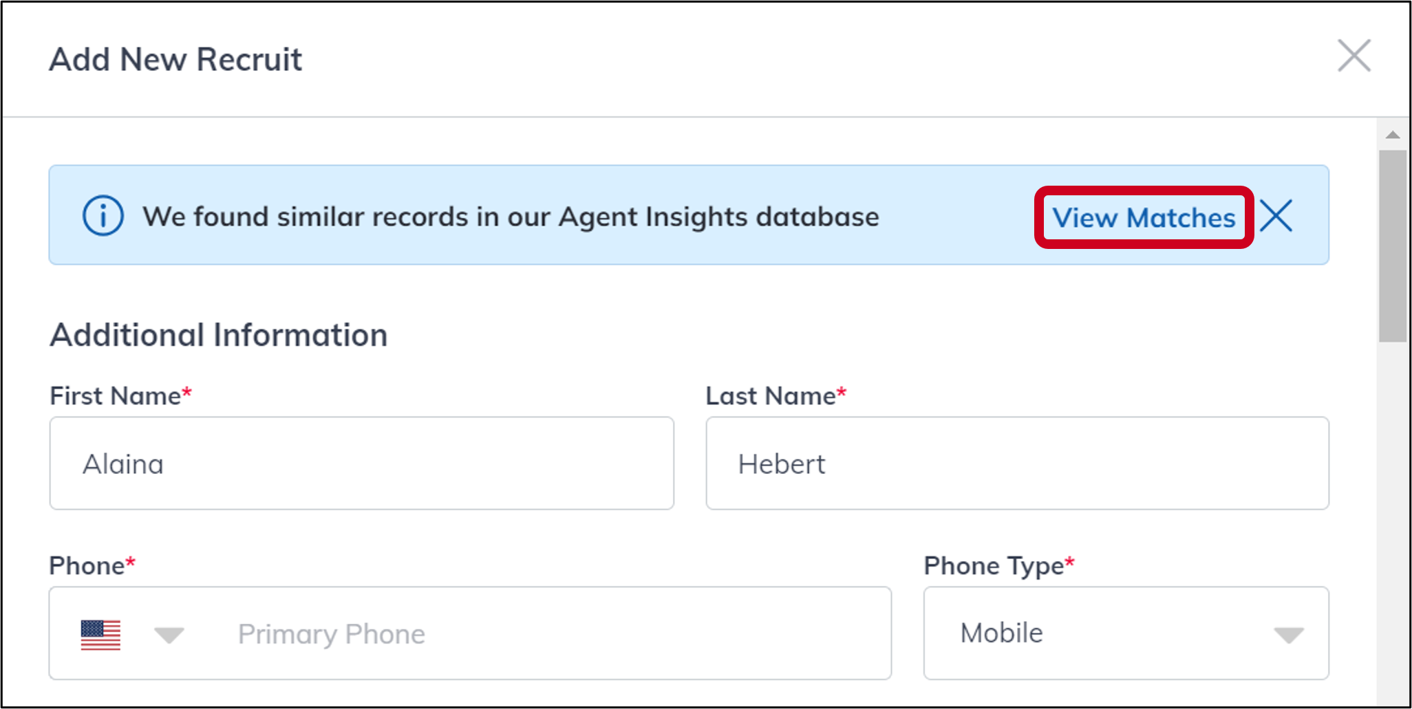 recruits add view matches.png