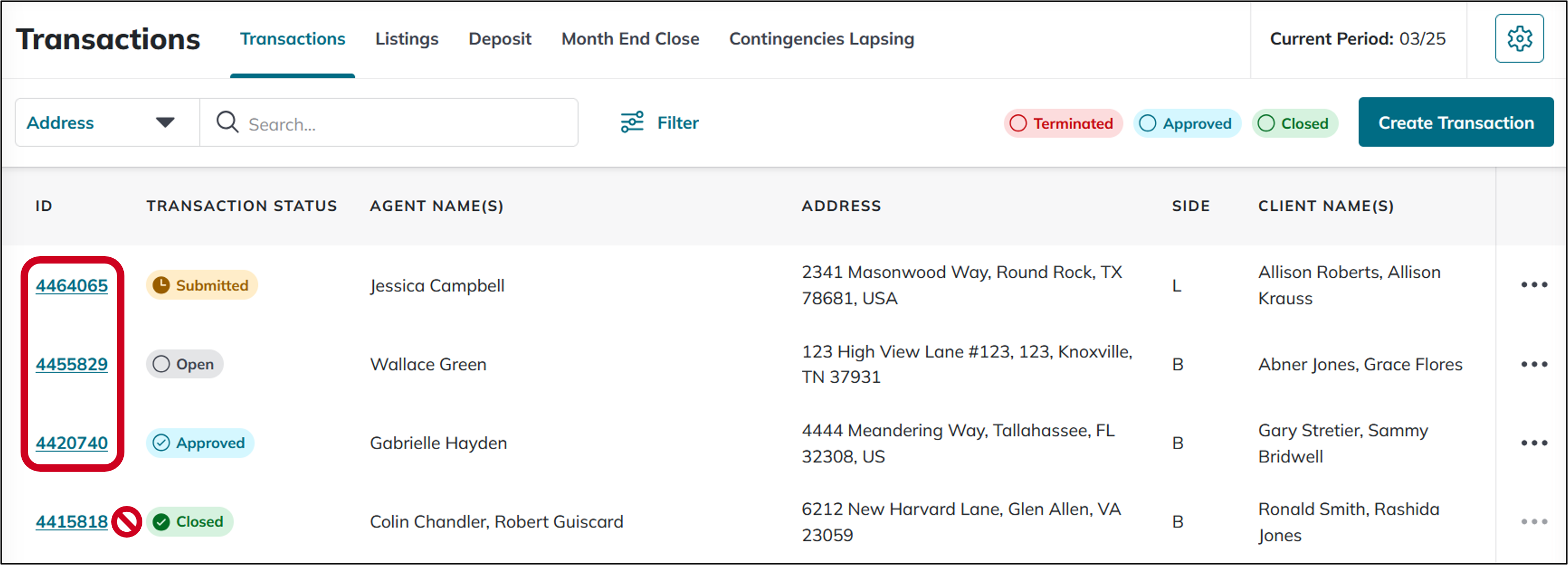cmc trans select non closed transaction.png